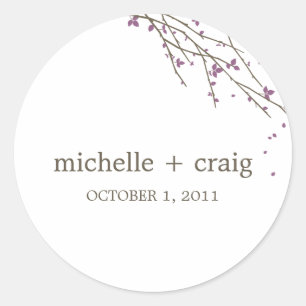 Blühende Branchen bevorzugen Sticker - Pflaume