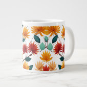 Blühende Branchen - Design der Jumbo-Tasse (Vorderseite Rechts)