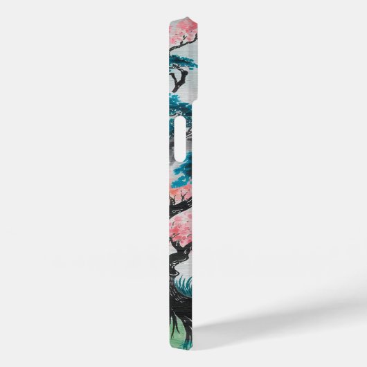 Blühende Branchen und Misty Peaks Case-Mate iPhone Hülle (Rückseite / Rechts)