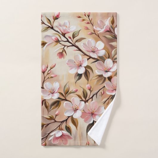 Blühende Branchentücher Badhandtuch Set (Handtuch)