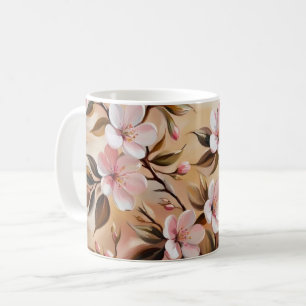 Blühende Branchentücher Kaffeetasse
