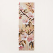 Blühende Branchentücher Yogamatte (Rückseite)