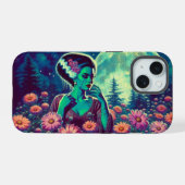 Blühende Braut iPhone 15 Hülle (Rückseite (Horizontal))