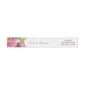 Blühende Chic-Minz- und Rosenblüten-Monogramm-Hoch (Person)