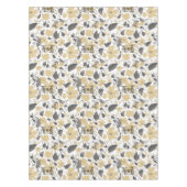 Blühende Clematis Aquarellfarben - Blumendekor Tischdecke (Vorderseite)