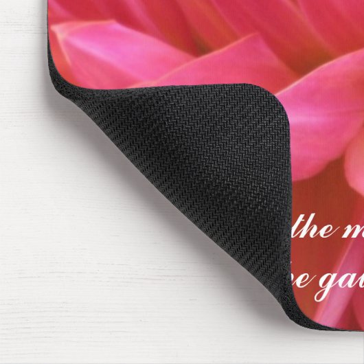 Blühende Dahlie Mousepad (Ecke)