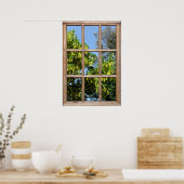 Blühende Darstellung der Laburnumstruktur aus eine Poster (Küche)