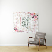 "Blühende Elegance: Ein Blumenfantasietapestes" Wandteppich (Beispiel (Horizontal))