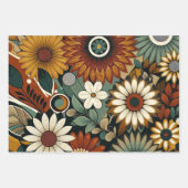 Blühende Elegance Premium Floral Geschenkpapier Set (Vorderseite 2)
