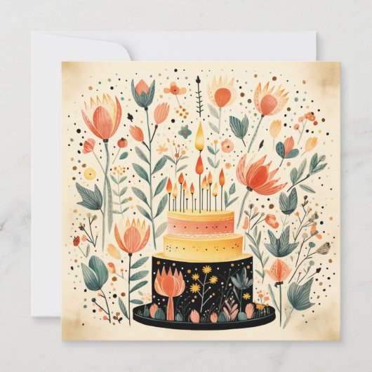 Blühende Eleganz: Blühende Wünsche (Vorderseite)