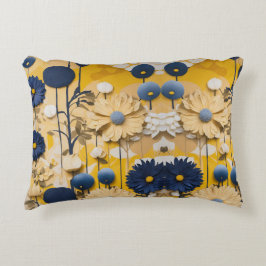 Blühende Eleganz: Blumenkissen Dekokissen