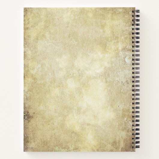 Blühende Eleganz: Das Hibiskus-Notebook Notizblock (Rückseite)