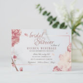 Blühende Eleganz - Einladung (Stehend Vorderseite)