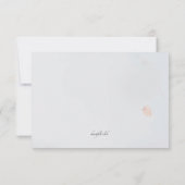 Blühende Eleganz - Einladung (Rückseite)