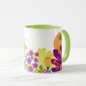 Blühende Eleganz Tasse (VorderseiteRechts)