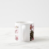 Blühende Eleganz: Tasse Espresso (Rückseite)