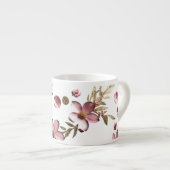 Blühende Eleganz: Tasse Espresso (Vorderseite Rechts)