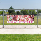 Blühende Erde - rosa Paradise Banner (Insitu)