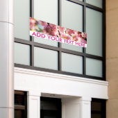 Blühende Erde - rosa Paradise Banner (Äußeres Gebäude)