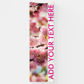 Blühende Erde - rosa Paradise Banner (Vertikal)