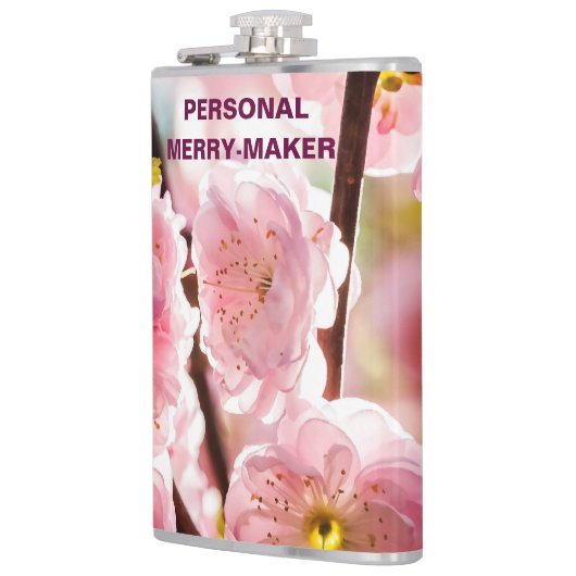 Blühende Erde - rosa Paradise Flachmann (Links)