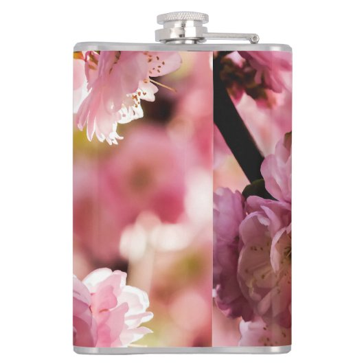 Blühende Erde - rosa Paradise Flachmann (Rückseite)