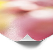 Blühende Erde - rosa Paradise Fotodruck (Ecke)