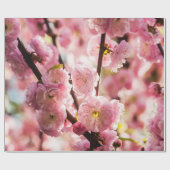 Blühende Erde - rosa Paradise Geschenkpapier (Flach)