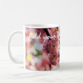 Blühende Erde - rosa Paradise Kaffeetasse (Links)