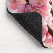 Blühende Erde - rosa Paradise Mousepad (Ecke)