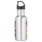Blühende Erde - rosa Paradise Trinkflasche (Rückseite)