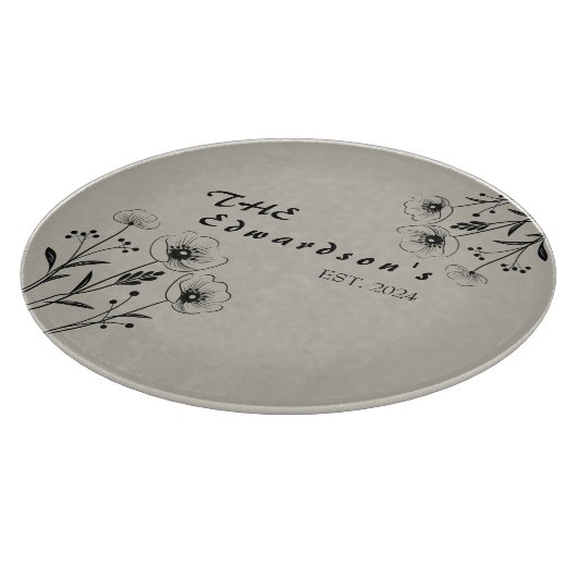 Blühende Erinnerungen Schneiden Schneidebrett (Ecke)