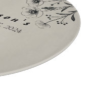 Blühende Erinnerungen Schneiden Schneidebrett (Ecke)