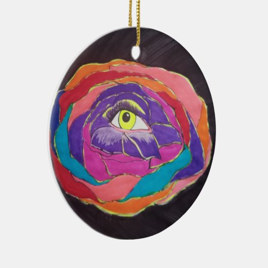 Blühende Exzellenz Keramik Ornament (Rechts)