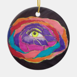 Blühende Exzellenz Keramik Ornament