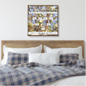 Blühende Familienbaum Vier Generationen Leinwand K (Insitu (Schlafzimmer))