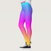 Blühende Farben fröhliche farbenfrohe Damen Mode Leggings (Links)