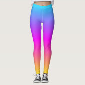 Blühende Farben fröhliche farbenfrohe Damen Mode Leggings (Vorderseite)