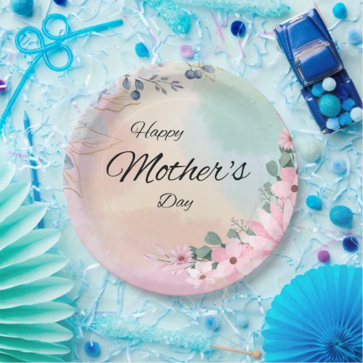 Blühende Feier der Mama Pappteller (Party)