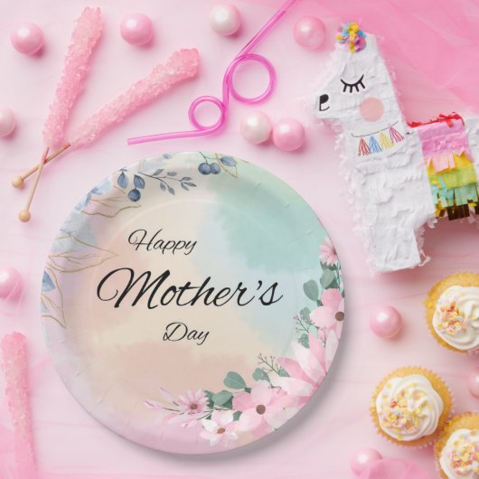 Blühende Feier der Mama Pappteller (Party)