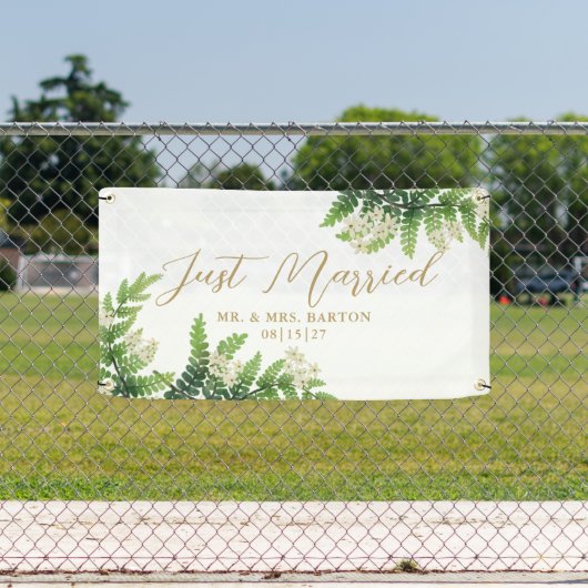 Blühende Ferns nur mit dem Auto-Banner Banner (Insitu)