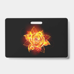 Blühende Feuerrose Ausweis