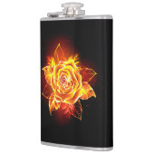 Blühende Feuerrose Flachmann (Links)