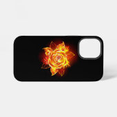 Blühende Feuerrose iPhone Hülle (Rückseite (Horizontal))