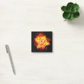 Blühende Feuerrose Post-it Klebezettel (Büro)