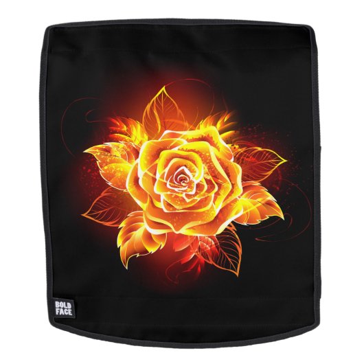 Blühende Feuerrose Rucksack (Abnehmbare Front)