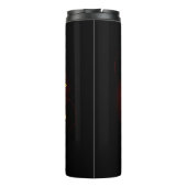 Blühende Feuerrose Thermosbecher (Rückseite)