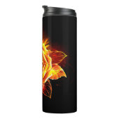 Blühende Feuerrose Thermosbecher (Nach rechts gedreht)