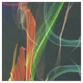 Blühende Feuerwerks-Volkskunst Stoff (Nahaufnahme)