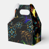 Blühende Feuerwerkskunst Geburtstag Geschenkschachtel (Rückseite)